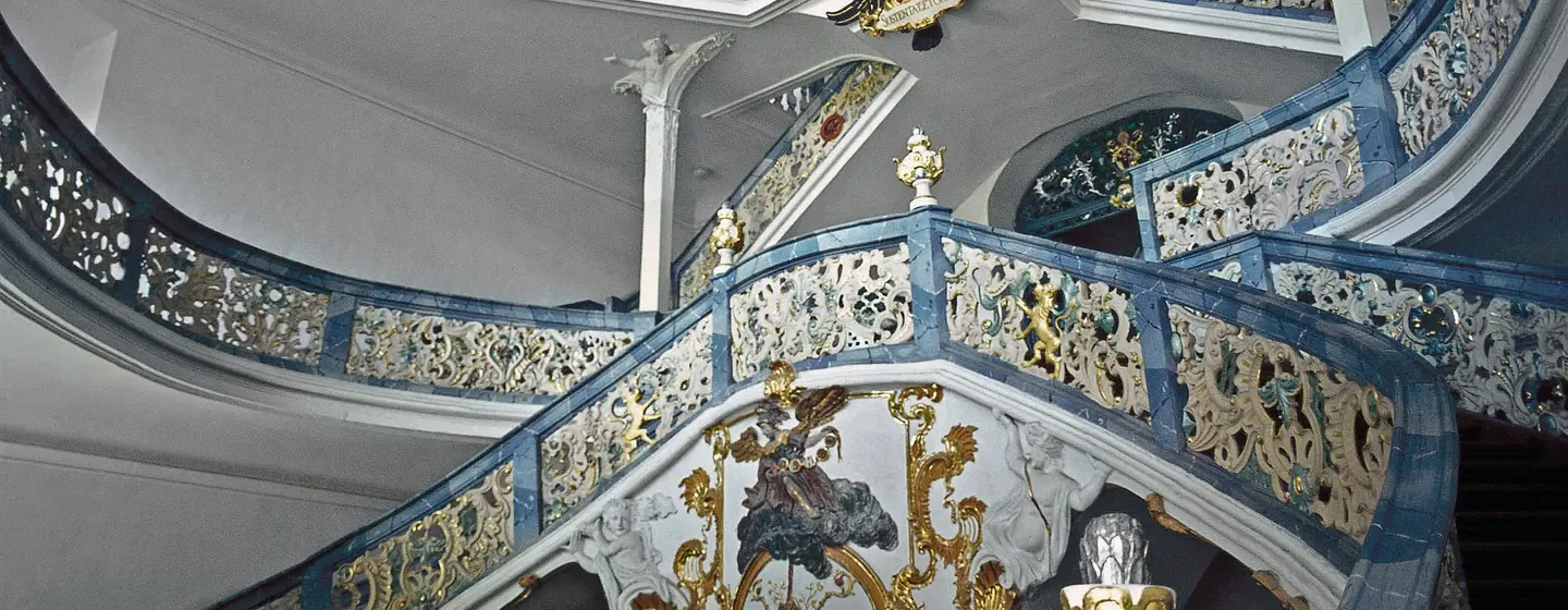 Foto: Landesmedienzentrum Baden-Württemberg, Dieter Jäger Kloster Schöntal, Treppenhaus