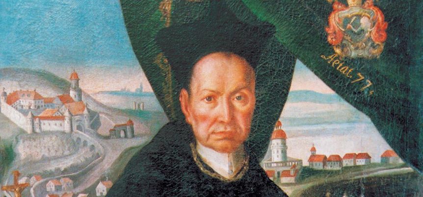 Image: Foto Besserer Portrait of Abbot Knittel, Schöntal Monastery